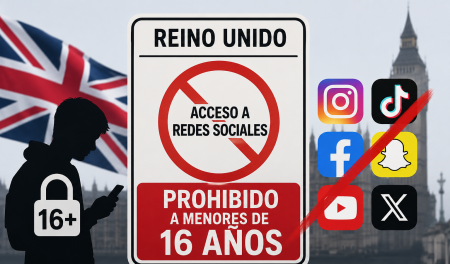Reino Unido prohibirá el acceso a redes sociales a menores de 16 años a partir de 2027