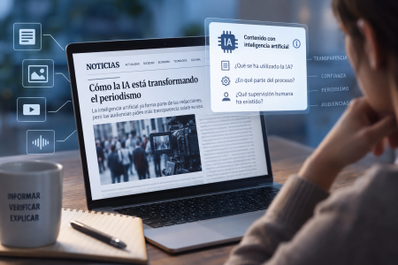 Las audiencias piden saber cómo se utiliza la IA en las noticias, no sólo si se ha utilizado